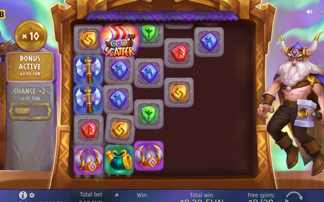 Free Spins round with accumulating Multiplier symbol values